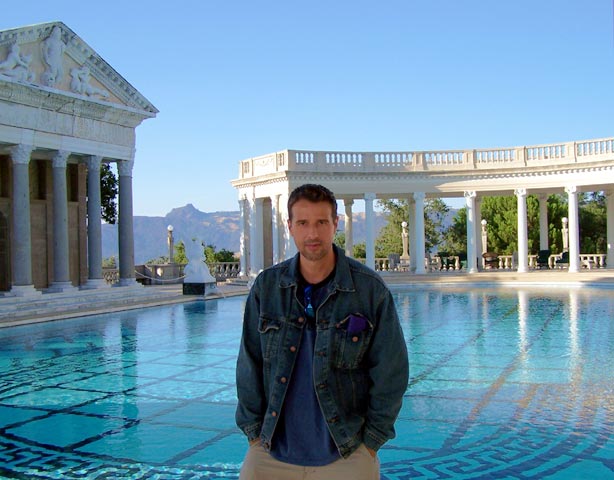 Radio Personality (DJ) Greg Valentine, Hearst Castle, Neptune Pool, San Simeon