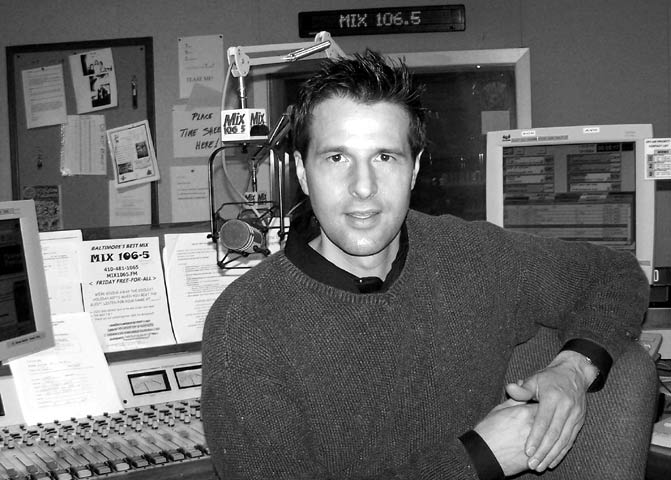 Radio Personality (DJ) Greg Valentine, Mix 106.5, Baltimore