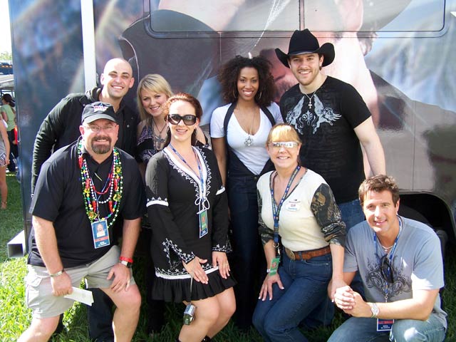 Phil Stacey, Carolyn Dawn Johnson, Rissi Palmer, Chris Young, Radio Personality (DJ) Greg Valentine, Scott Simon, U-Turn Lavern, Darlene Evans