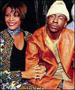Whitney Houston and Bobby Brown